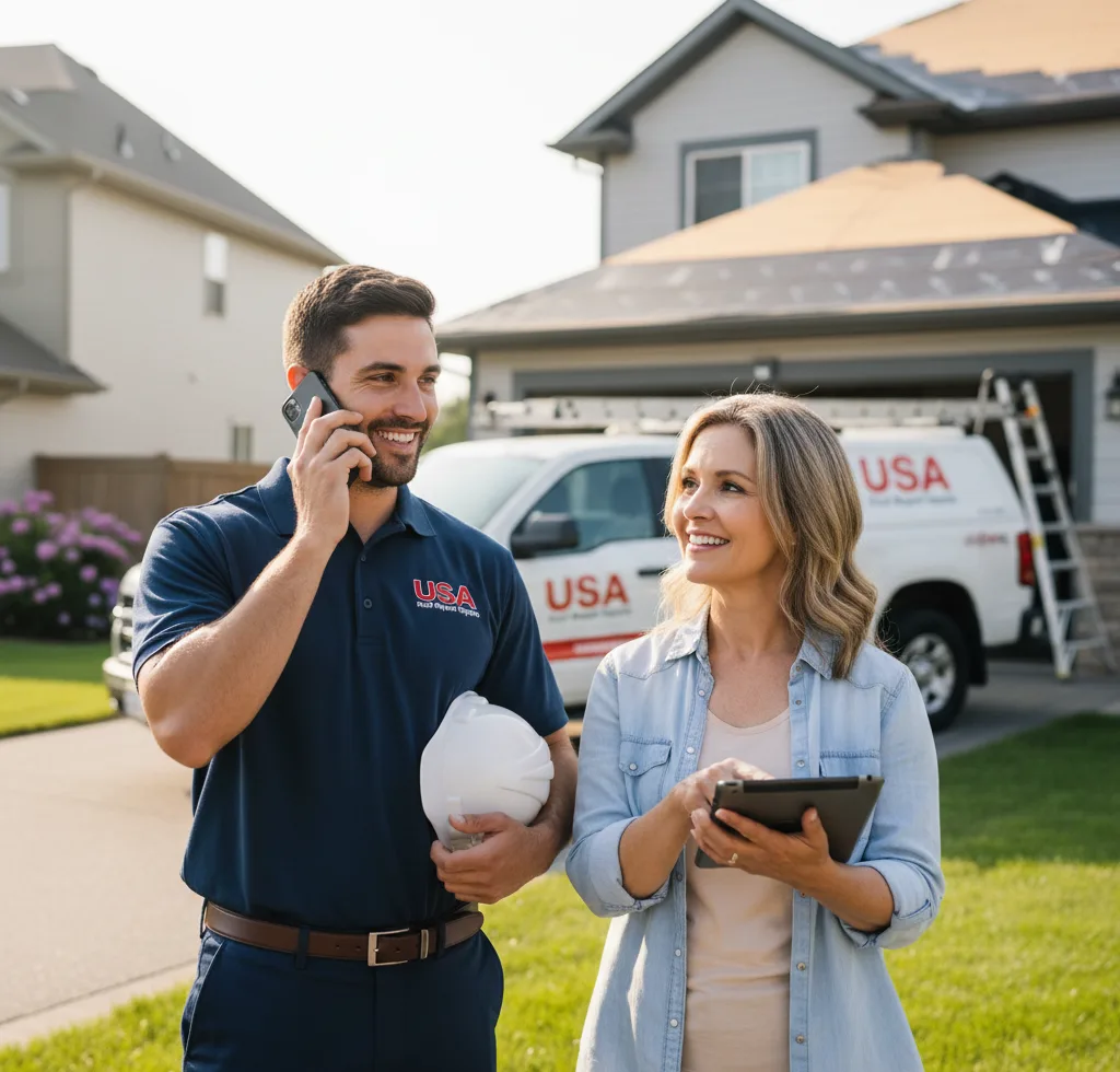 USA Roof Repair Experts customer support in Muscle Shoals